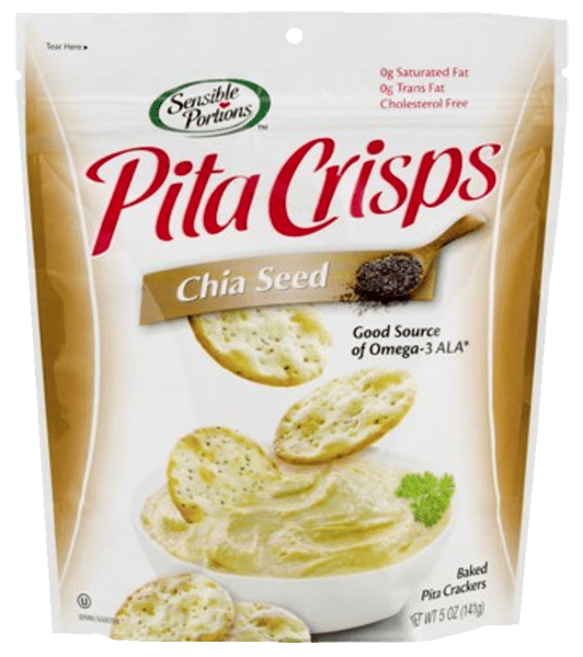 Sensible Portions, Pita Crackers, Chia Seed by Earth's Best - Tier B kids snack