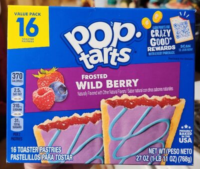 Pop-tarts Frosted Wild Berry by Pop-Tarts - Tier E kids snack