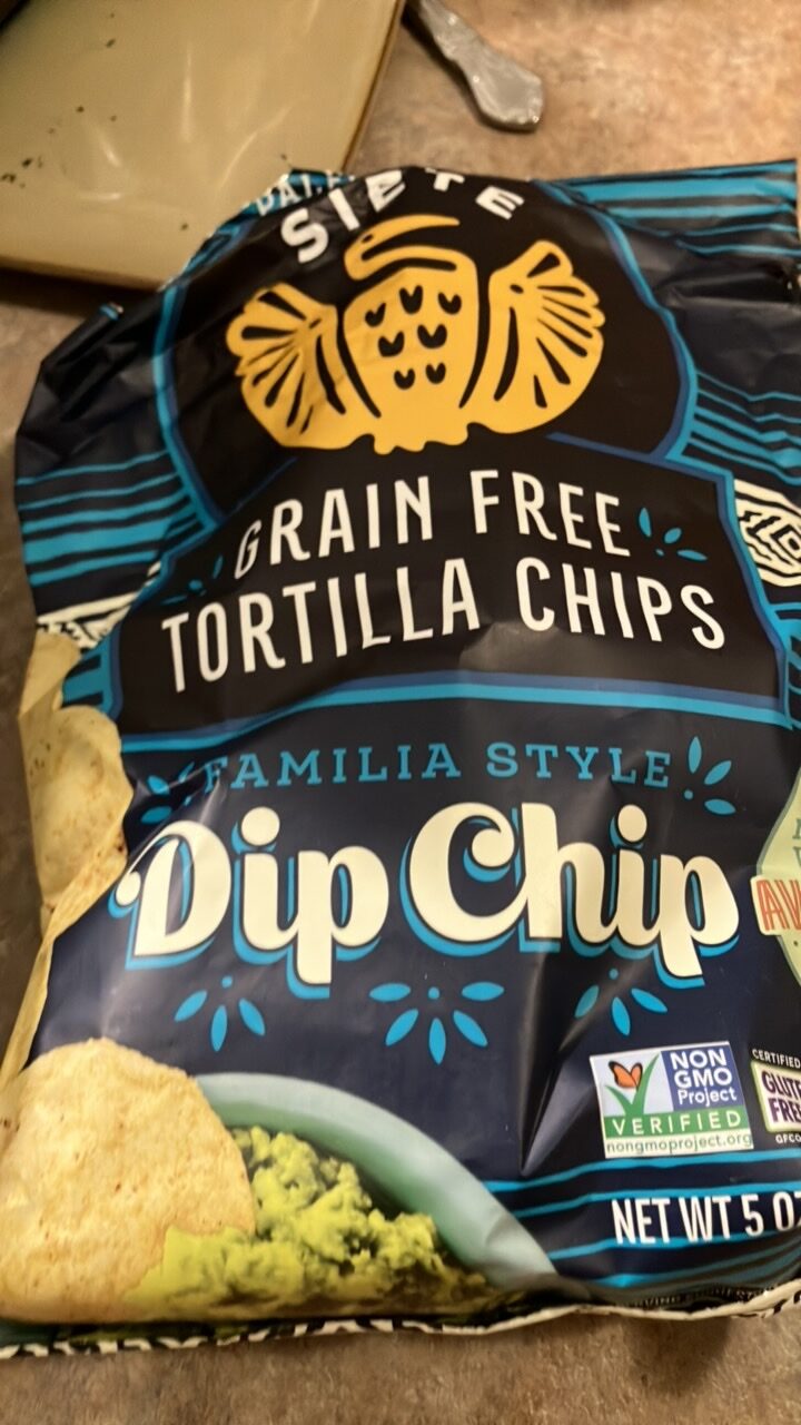 Grain Free Tortilla Chips Dip Chip Familia Style by Siete - Tier A kids snack