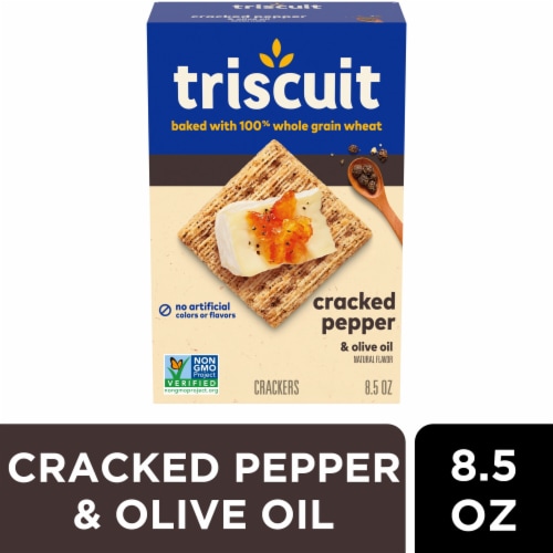 cracked pepper & olive oil by triscuit - Tier A kids snack