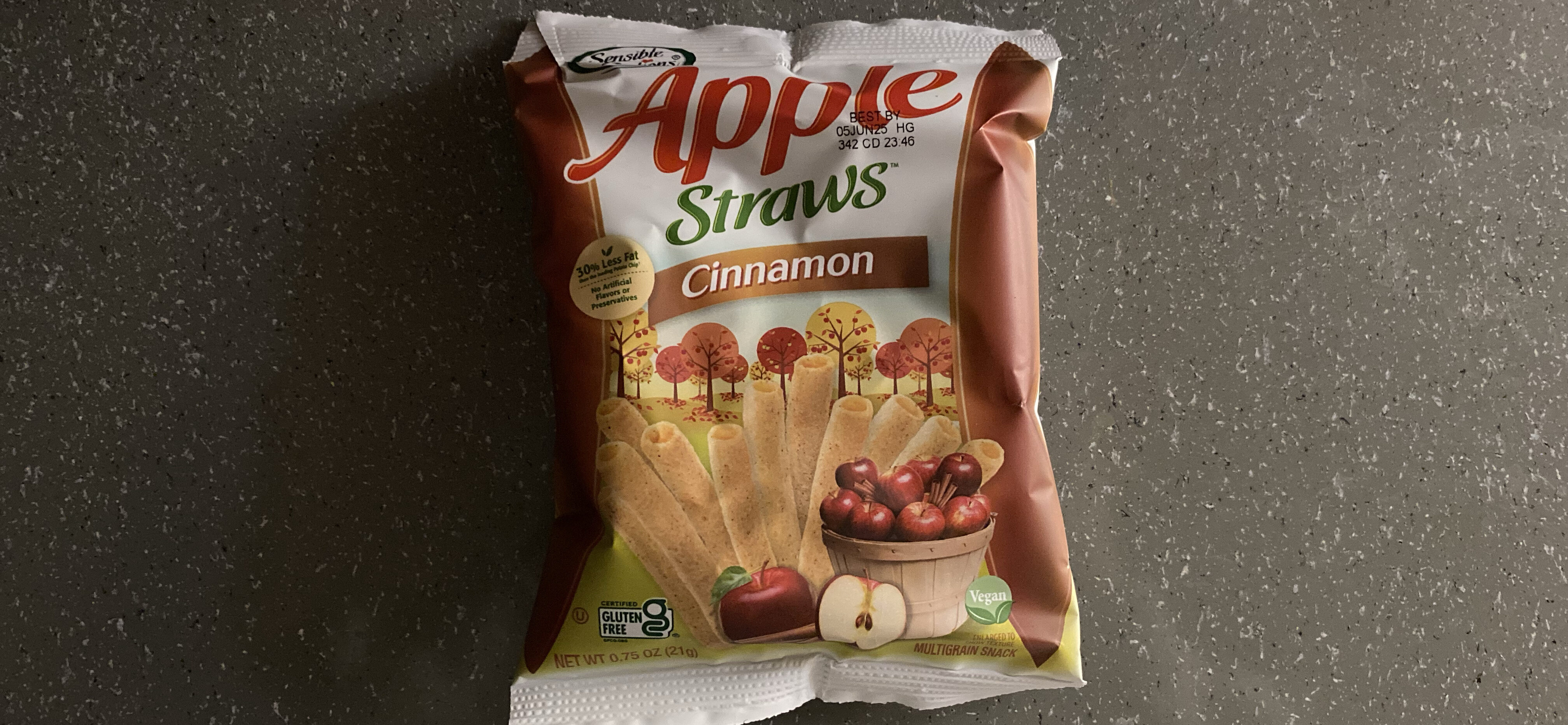 Apple Straws Cinnamon by Sensible Portions - Tier C kids snack