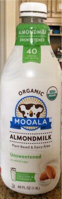 Organic Unsweetened Almondmilk by Mooala - Tier A kids snack