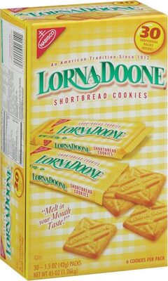 Lorna doone shortbread cookies by Nabisco - Tier E kids snack