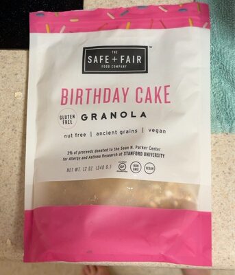 Birthday Cake Granola by Safe + Fair - Tier C kids snack