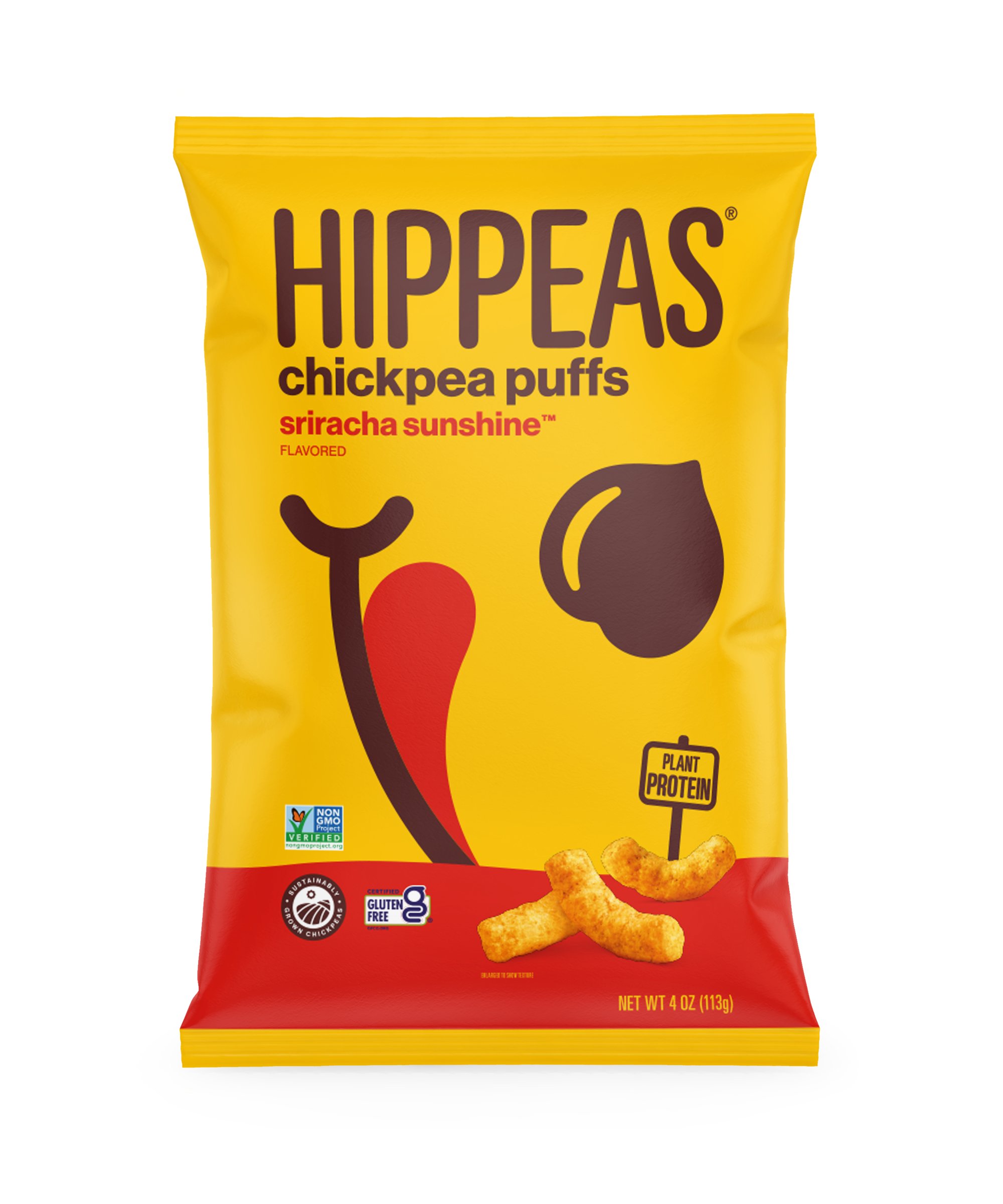 Sriracha Sunrise Chickpea Puffs by Hippeas - Tier C kids snack