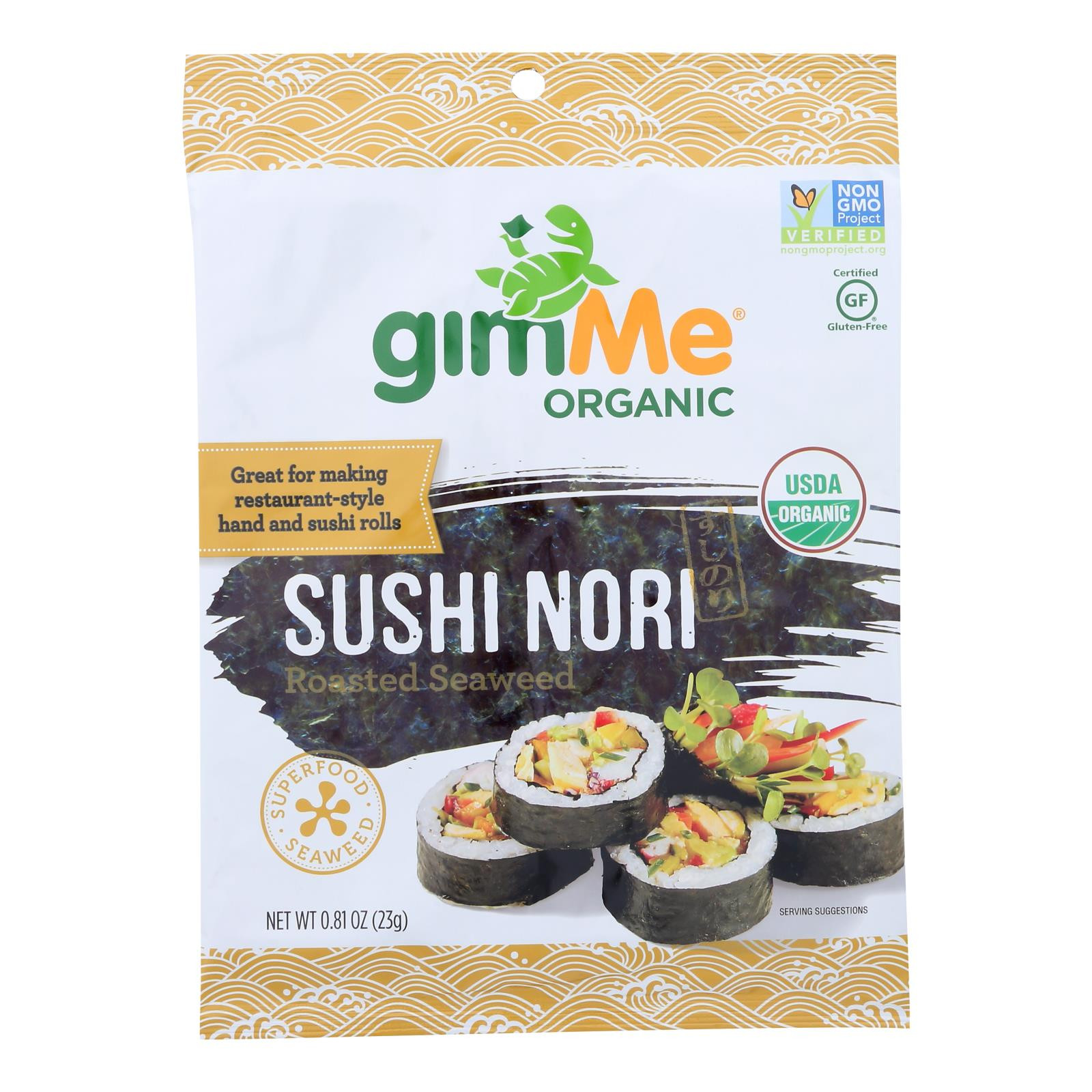 Wrap N' Roll, Roasted Seaweed, Roasted Seaweed by gimme - Tier A kids snack