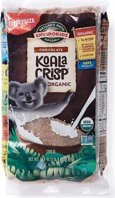 Koala Crisp Chocolate Cereal by Nature's Path - Tier E kids snack