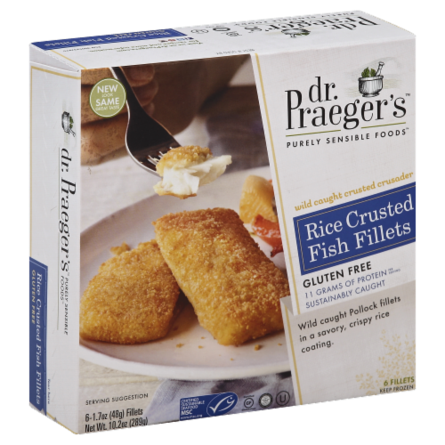 Rice crusted fish fillets by Dr. Praeger's - Tier A kids snack
