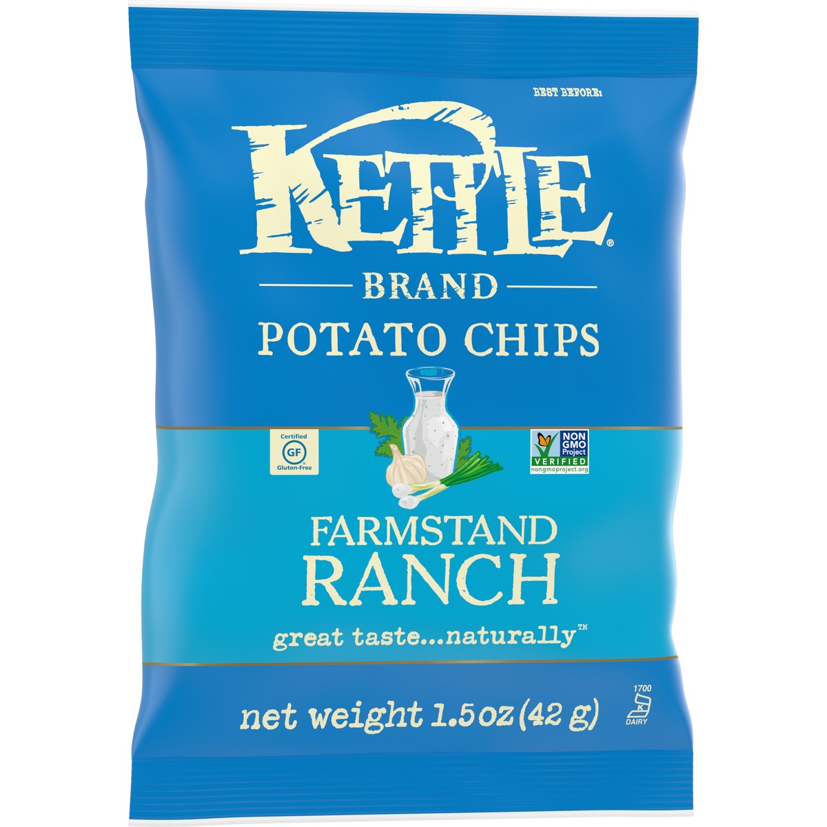 Potato Chips, Farmstand Ranch Kettle Chips by Kettle Brand - Tier E kids snack