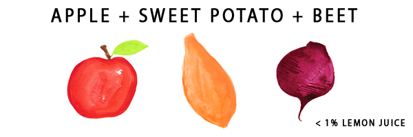Organic Apple + Sweet Potato + Beet Puree | White Leaf Provisions by White Leaf Provisions - Tier B kids snack