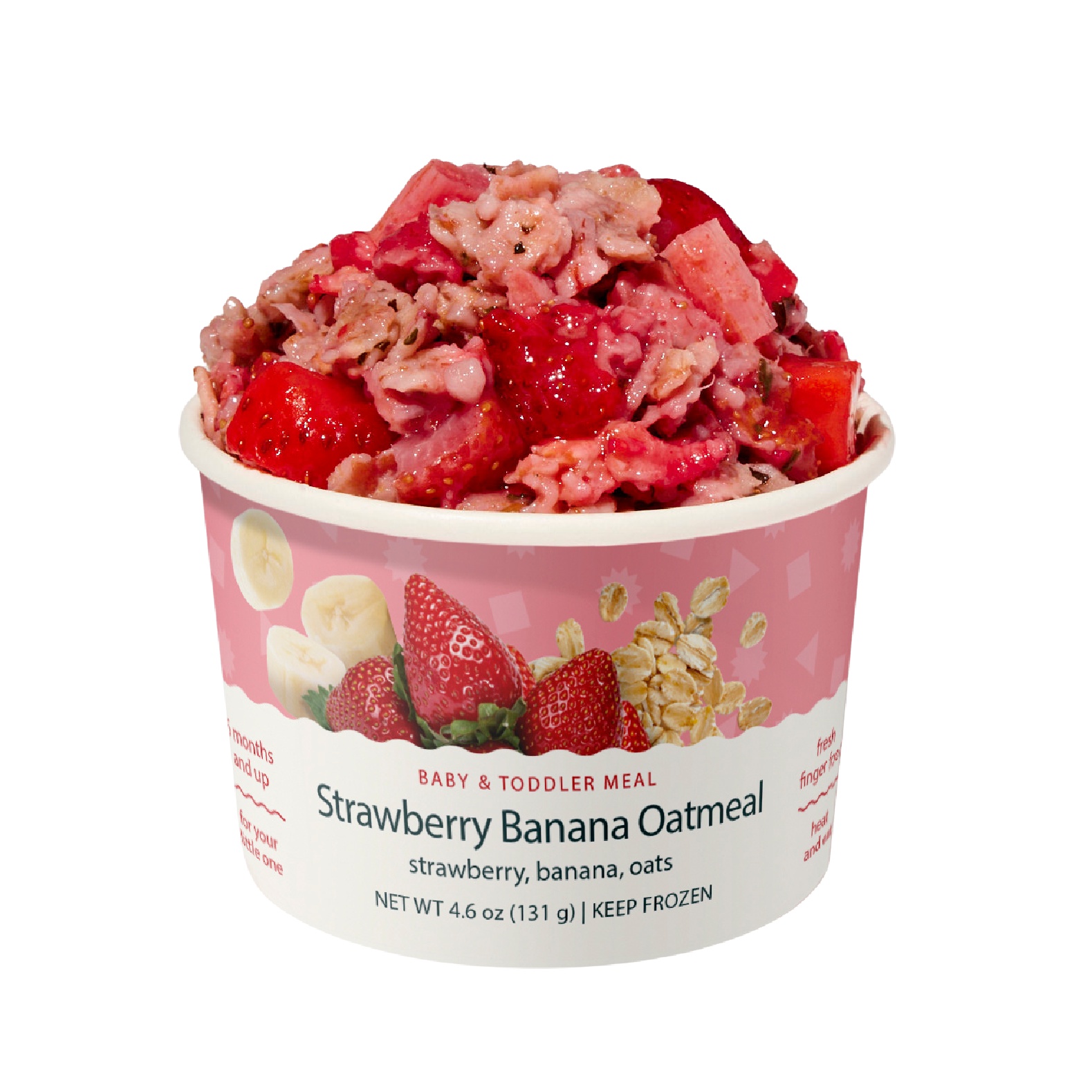 Tiny Organics Strawberry Banana Oatmeal by Tiny Organics - Tier B kids snack