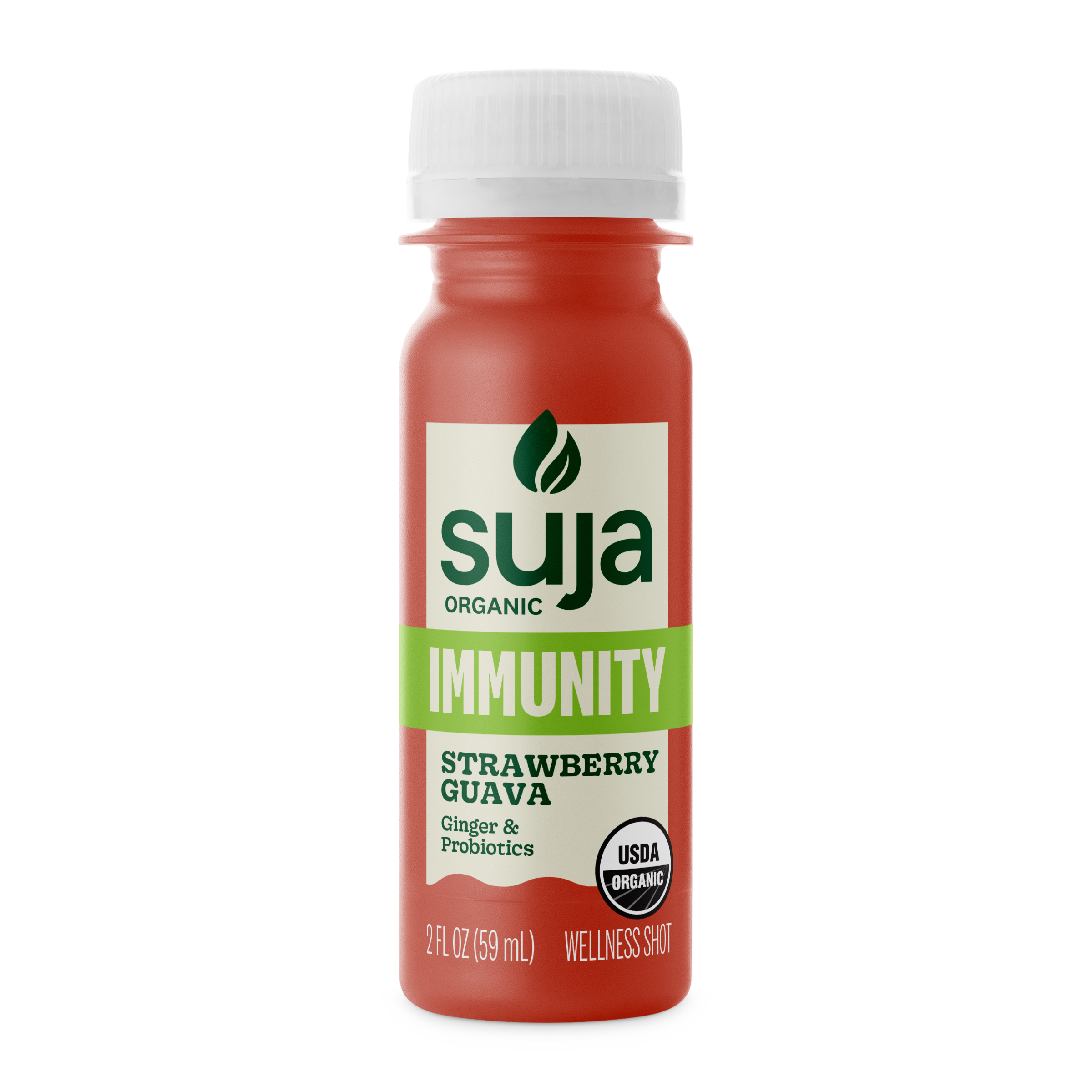 Suja Organic Immunity Strawberry Guava (Probiotic Shot, 2 fl oz) by Suja Organic - Tier B kids snack