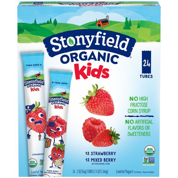 Yokids organic squeezers by Stonyfield