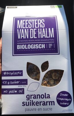 Granola pauvre en sucre by Meesters van De Halm - Tier D kids snack