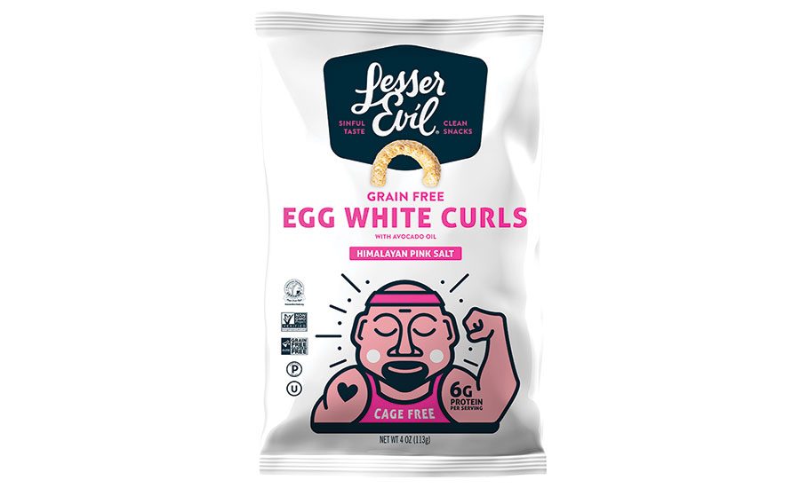 Egg White Curls Original by LesserEvil - Tier A kids snack