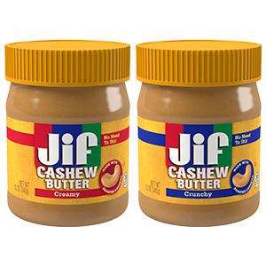 Crunchy Cashew Butter by Jif - Tier C kids snack
