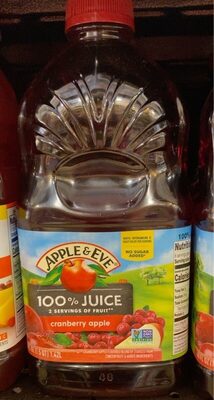 Cranberry apple juice by Apple & Eve - Tier E kids snack
