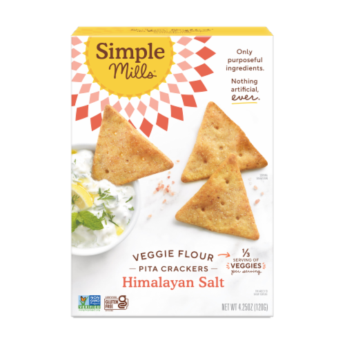 Himalayan Salt Veggie Pita Crackers by Simple Mills