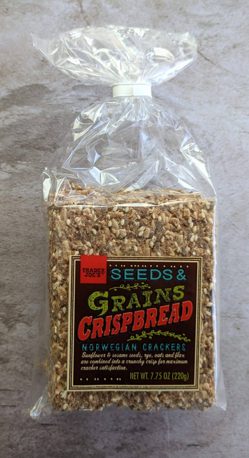 Seeds & Grains Crispbread Norwegian Crackers by Trader Joe's - Tier A kids snack