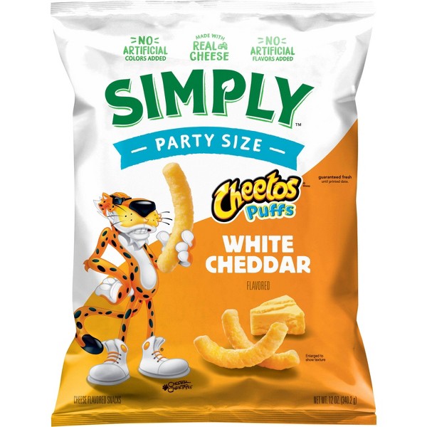 Baked corn puffs jalapeno cheddar cheese by Simply Balanced - Tier B kids snack