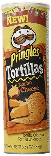 Pringles Tortillas Crisps Nacho Cheese 6.42oz by Kellogg's - Tier C kids snack