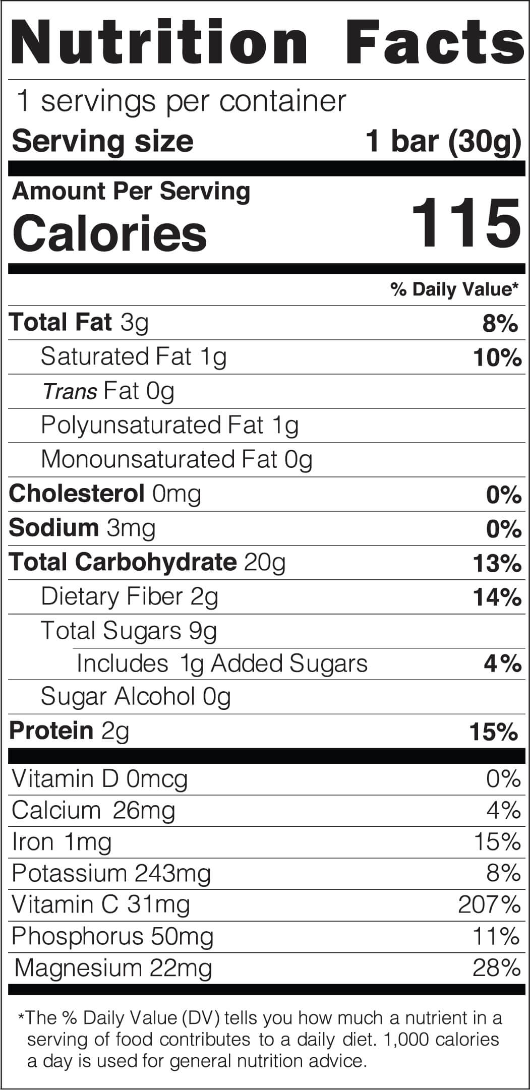 Strawberry Bar by Dino Bars - Tier C kids snack