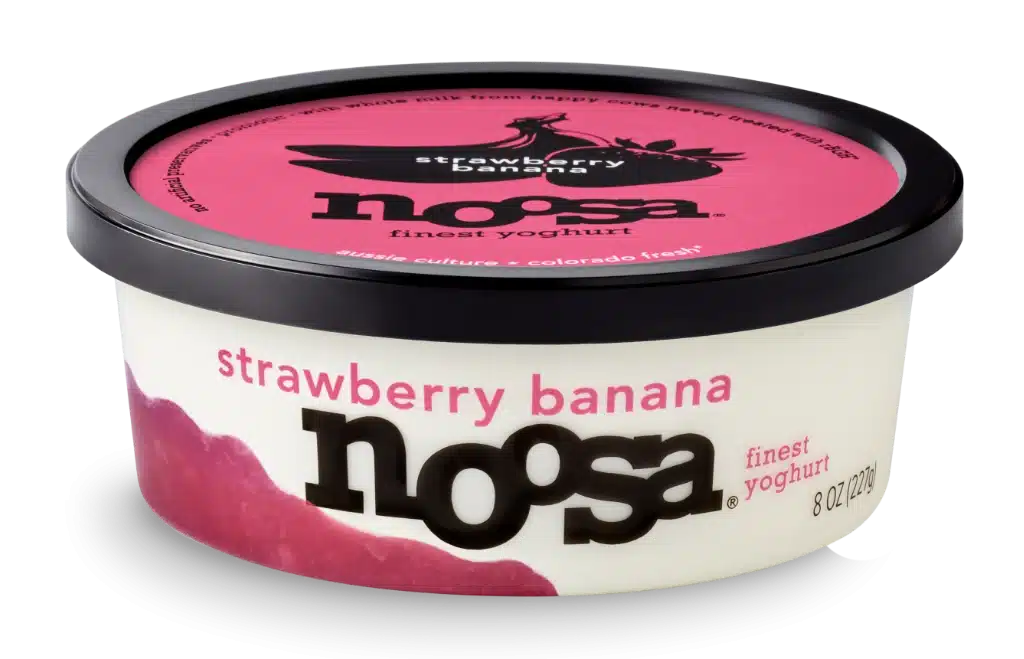 Strawberry Banana Yoghurt by Noosa - Tier E kids snack
