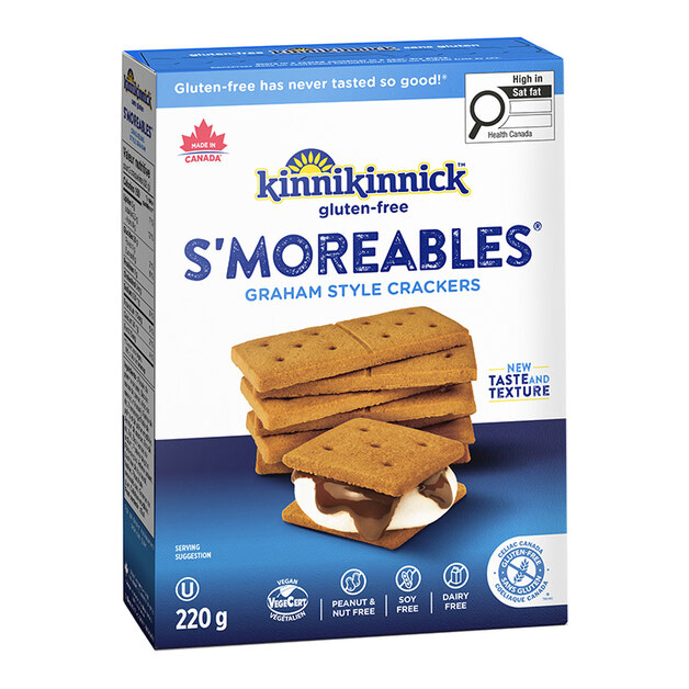 S'moreables Graham Style Crackers by Kinnikinnick - Tier E kids snack