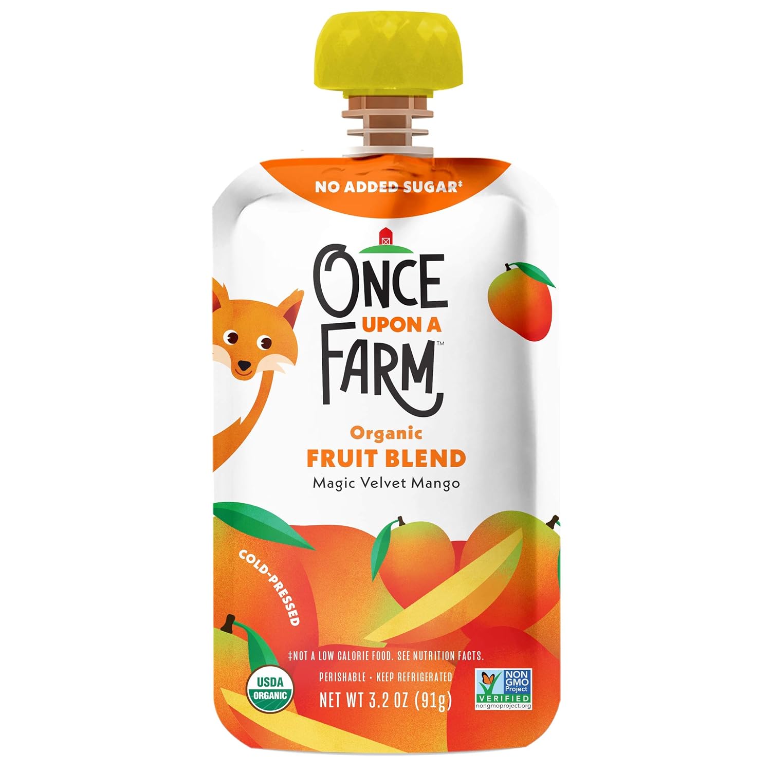 Mango Magic Smoothie Pouch by Once Upon a Farm - Tier B kids snack