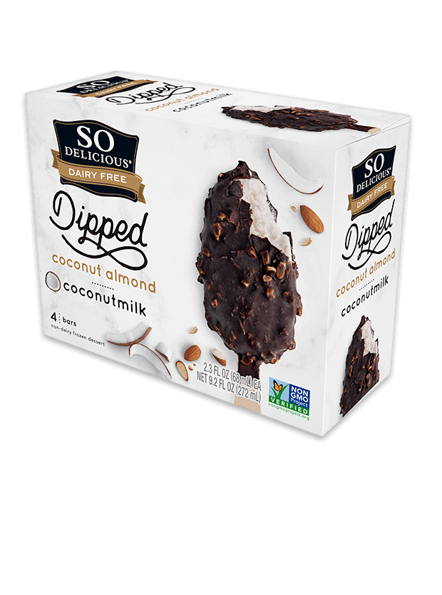 Coconutmilk Chocolate Almond Bar by So Delicious - Tier E kids snack