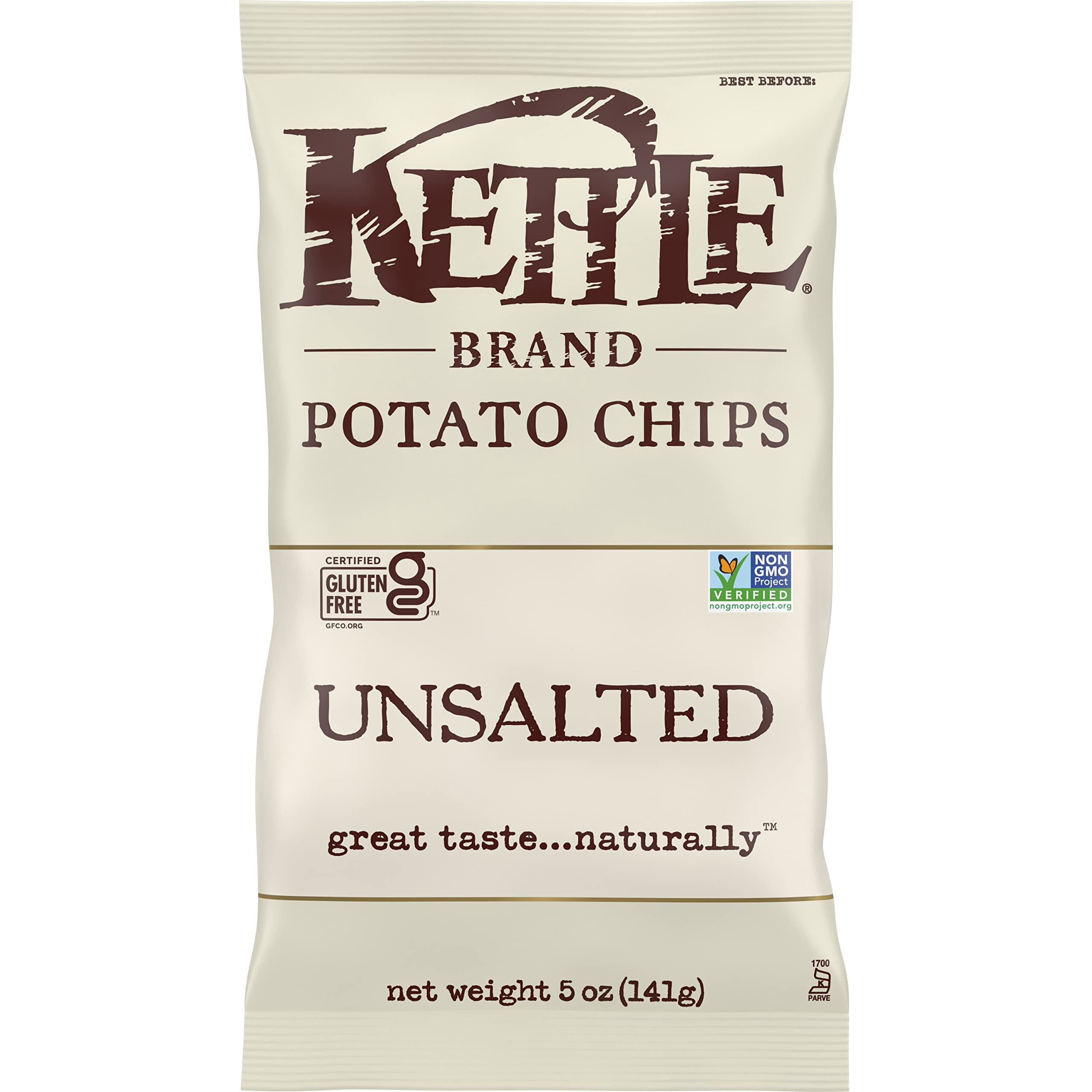 Potato Chips, Unsalted Kettle Chips by Kettle Brand - Tier E kids snack