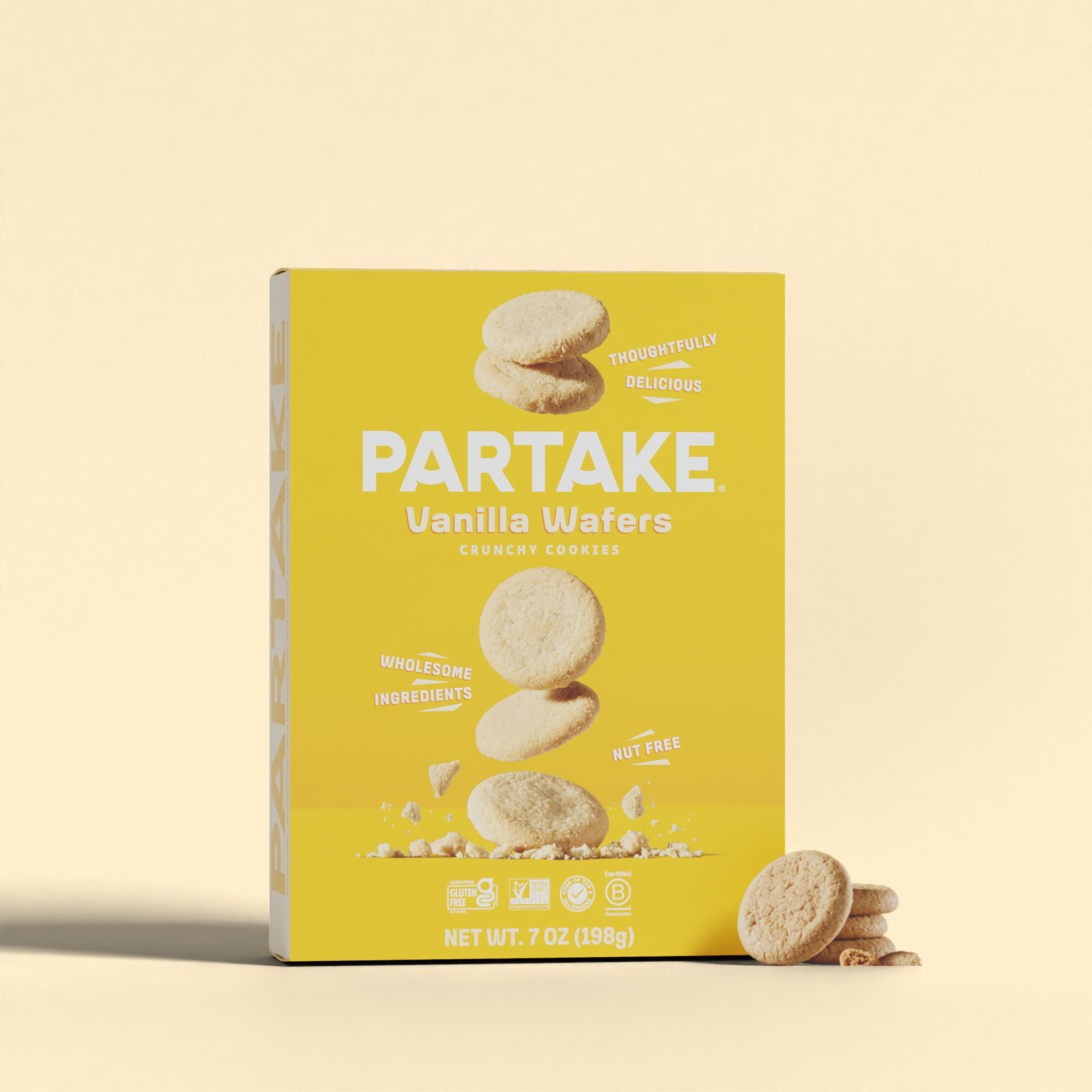Partake Vanilla Wafers by Partake Foods - Tier D kids snack