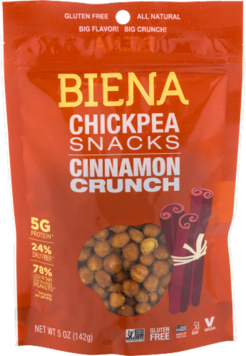 Cinnamon Crunch Chickpea Snacks by Biena - Tier E kids snack
