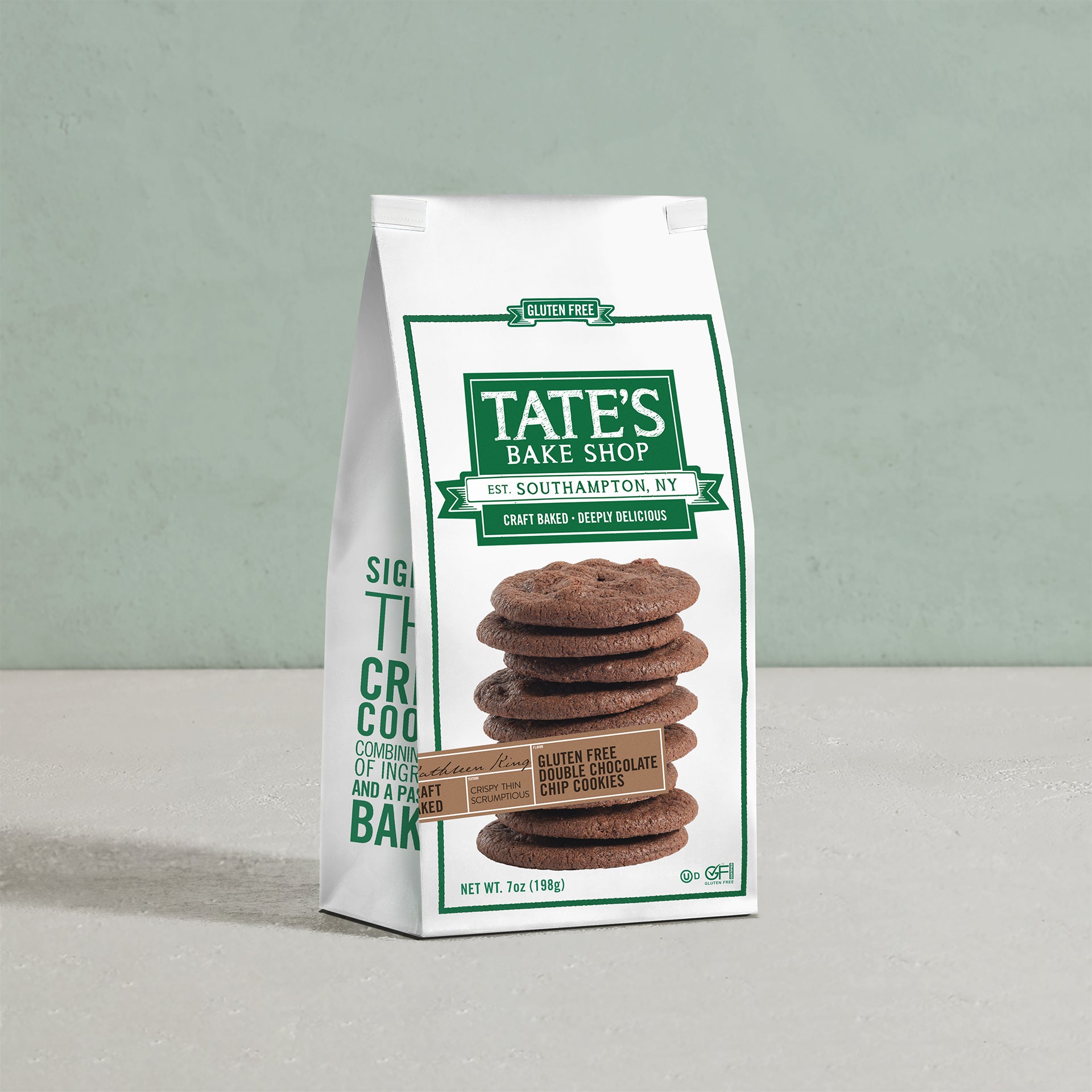 Gluten Free Double Chocolate Chip Cookies by Tate's Bake Shop - Tier E kids snack