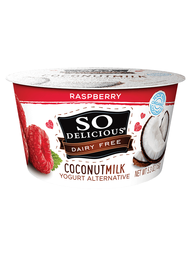Raspberry Coconutmilk Yogurt by So Delicious - Tier E kids snack