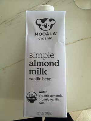 Simple Organic Milk (Vanilla Bean) by Mooala - Tier A kids snack