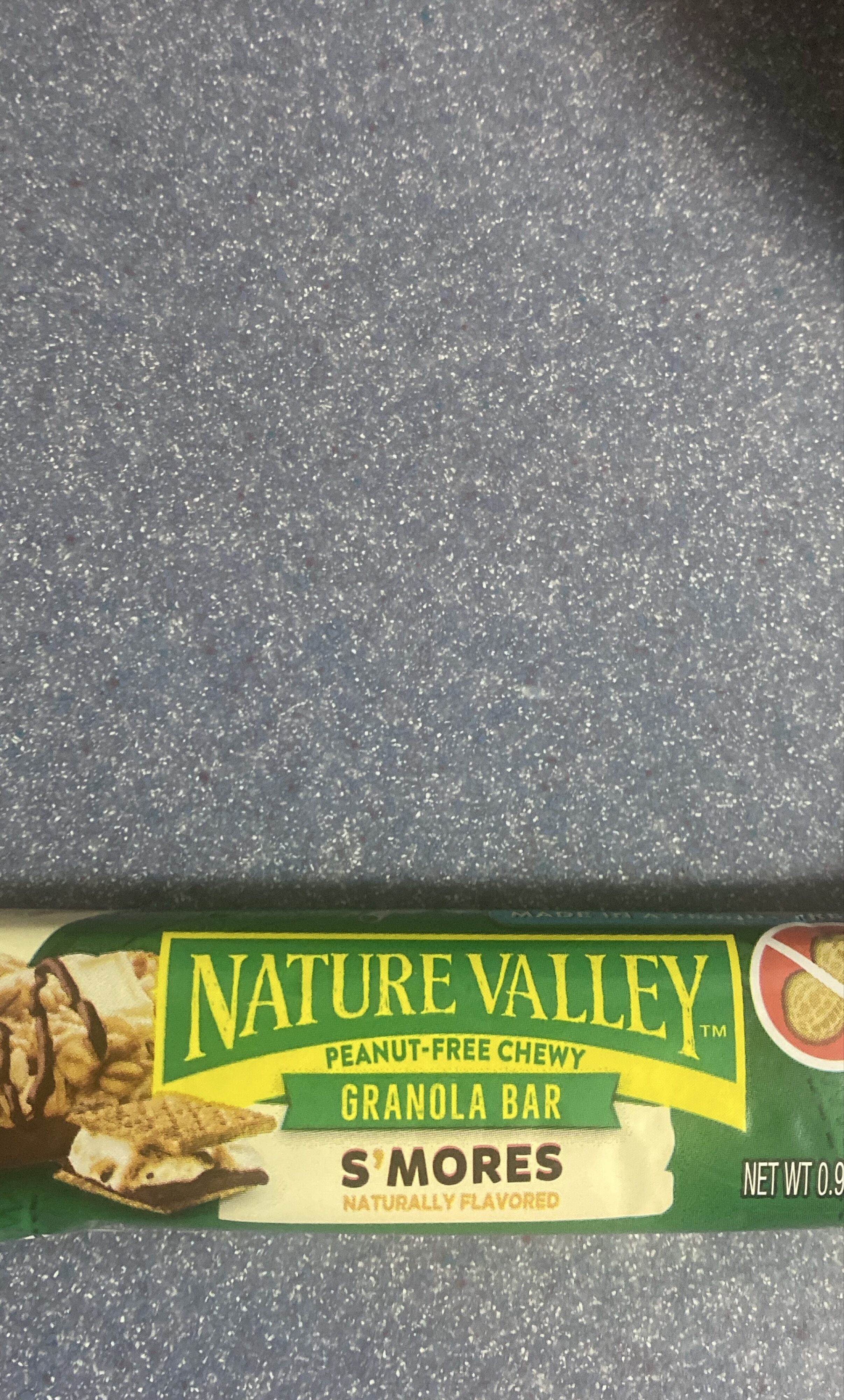 Peanut free chewy granola bar (s’mores) by Nature Valley - Tier D kids snack