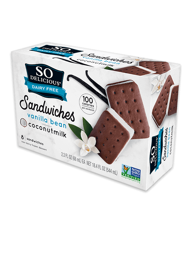 Vanilla Sandwich with Coconutmilk by So Delicious - Tier E kids snack