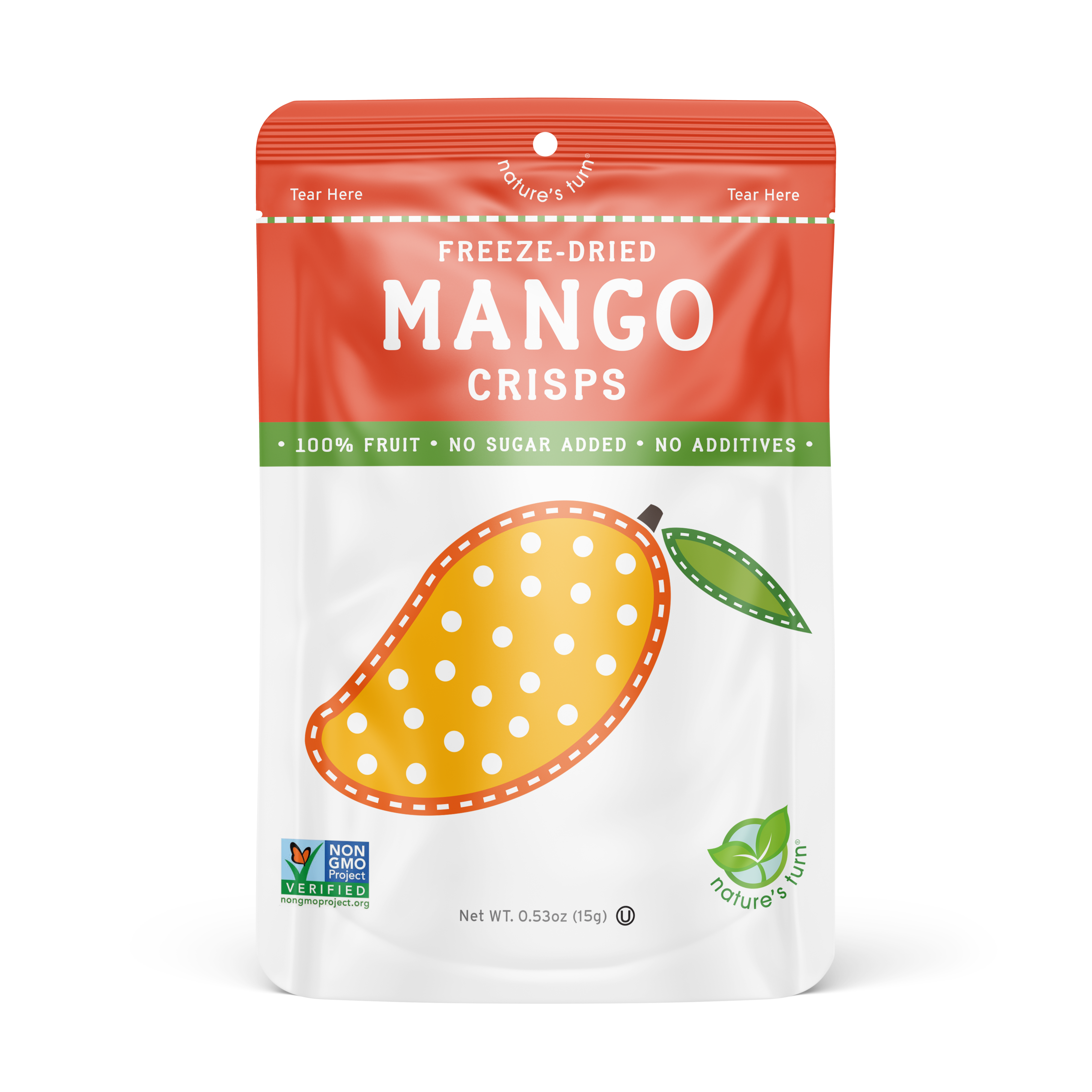 Freeze-Dried Mango Crisps by Nature's Turn - Tier B kids snack