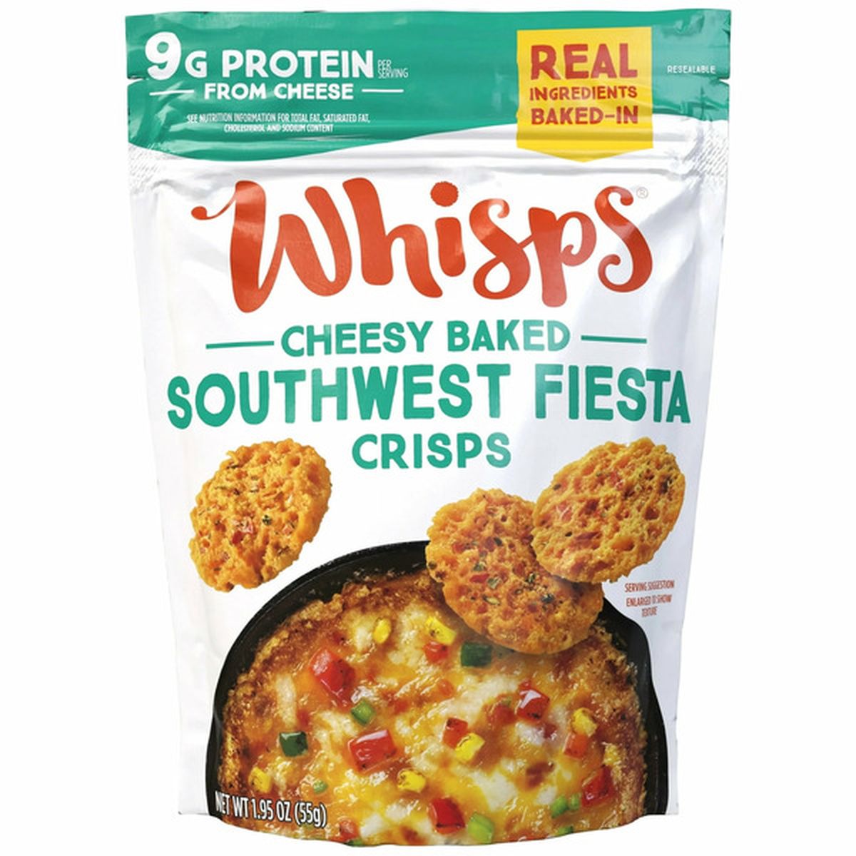 cheesy baked southwest fiesta by Whisps - Tier E kids snack