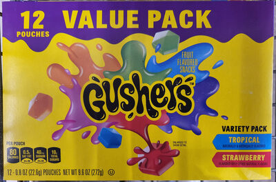 Gushers Variety Pack Value Pack by Fruit Gushers - Tier E kids snack