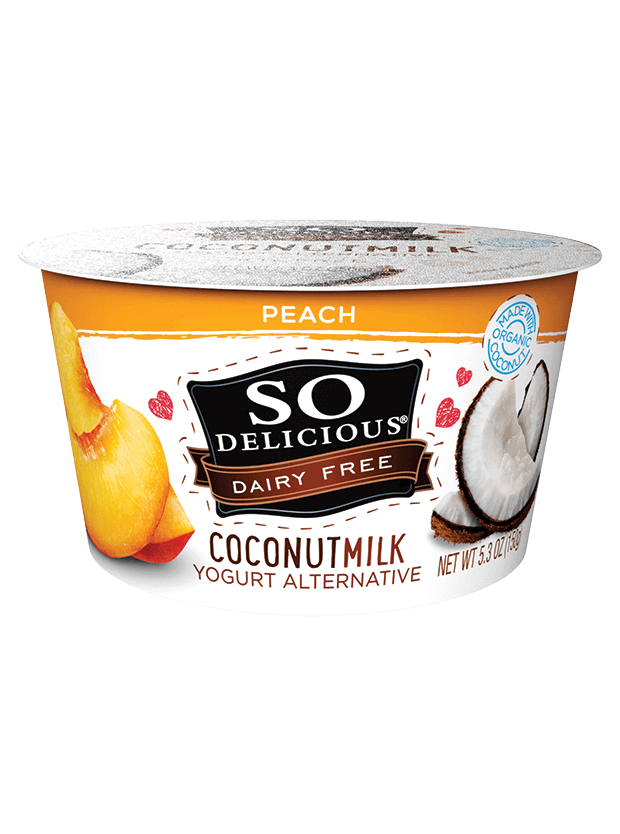 Peach Coconutmilk Yogurt by So Delicious - Tier E kids snack