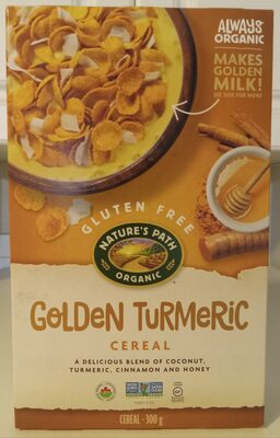 Golden Turmeric Organic Cereal by Nature's Path - Tier E kids snack