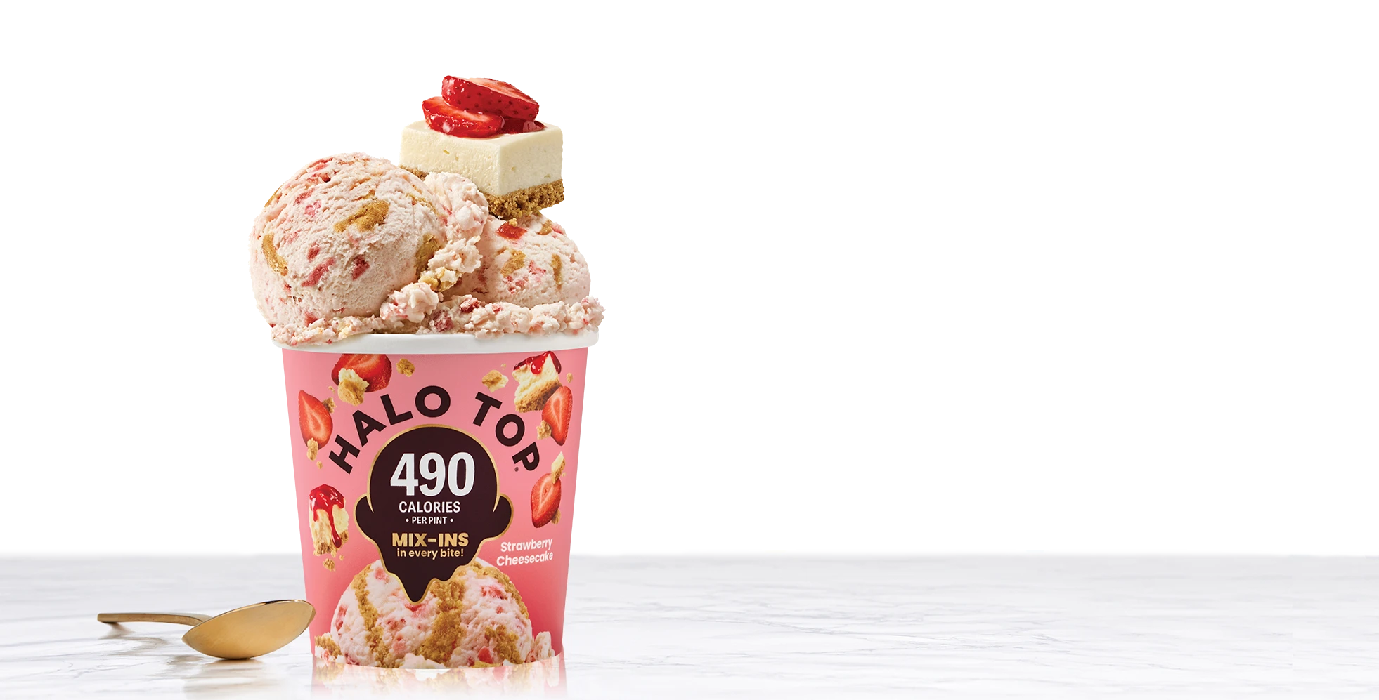 Strawberry Cheesecake by Halo Top - Tier E kids snack