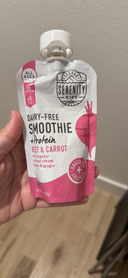 Dairy-Free Smoothie +Protein Beet & Carrot by Serenity Kids - Tier D kids snack