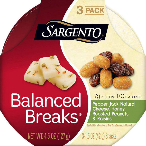 Balanced Breaks - Honey Peanut by Sargento - Tier C kids snack