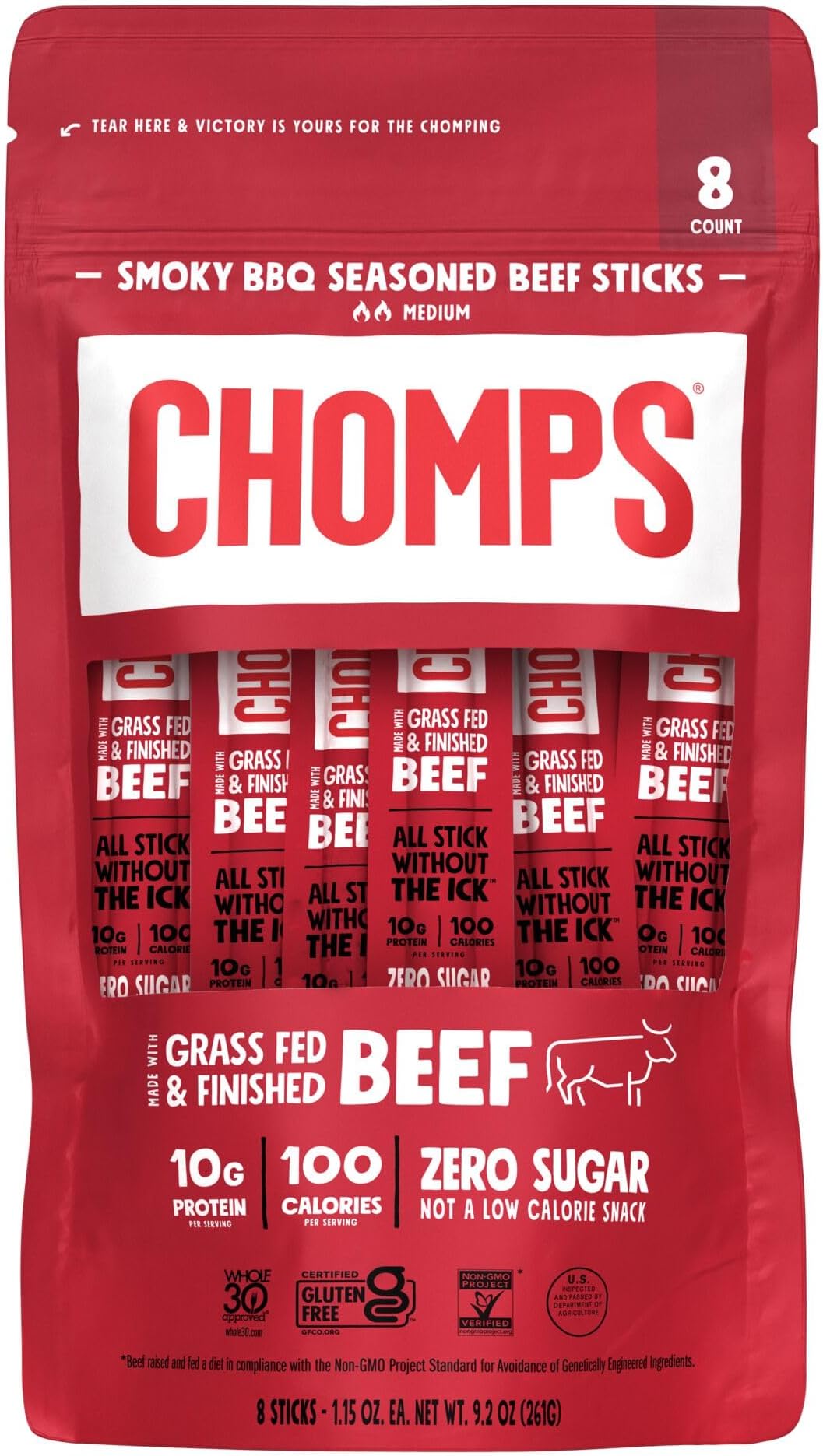 Smoky BBQ Beef by Chomps - Tier A kids snack