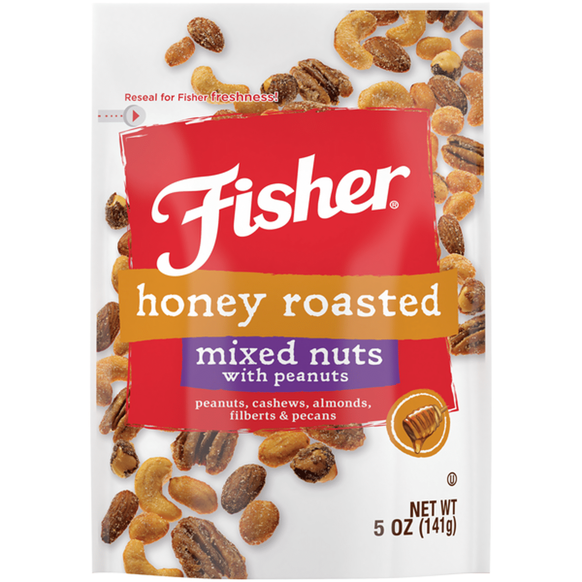Honey Roasted Mixed Nuts by Fisher - Tier C kids snack