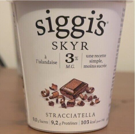 Skyr stracciatella by Siggi's - Tier B kids snack