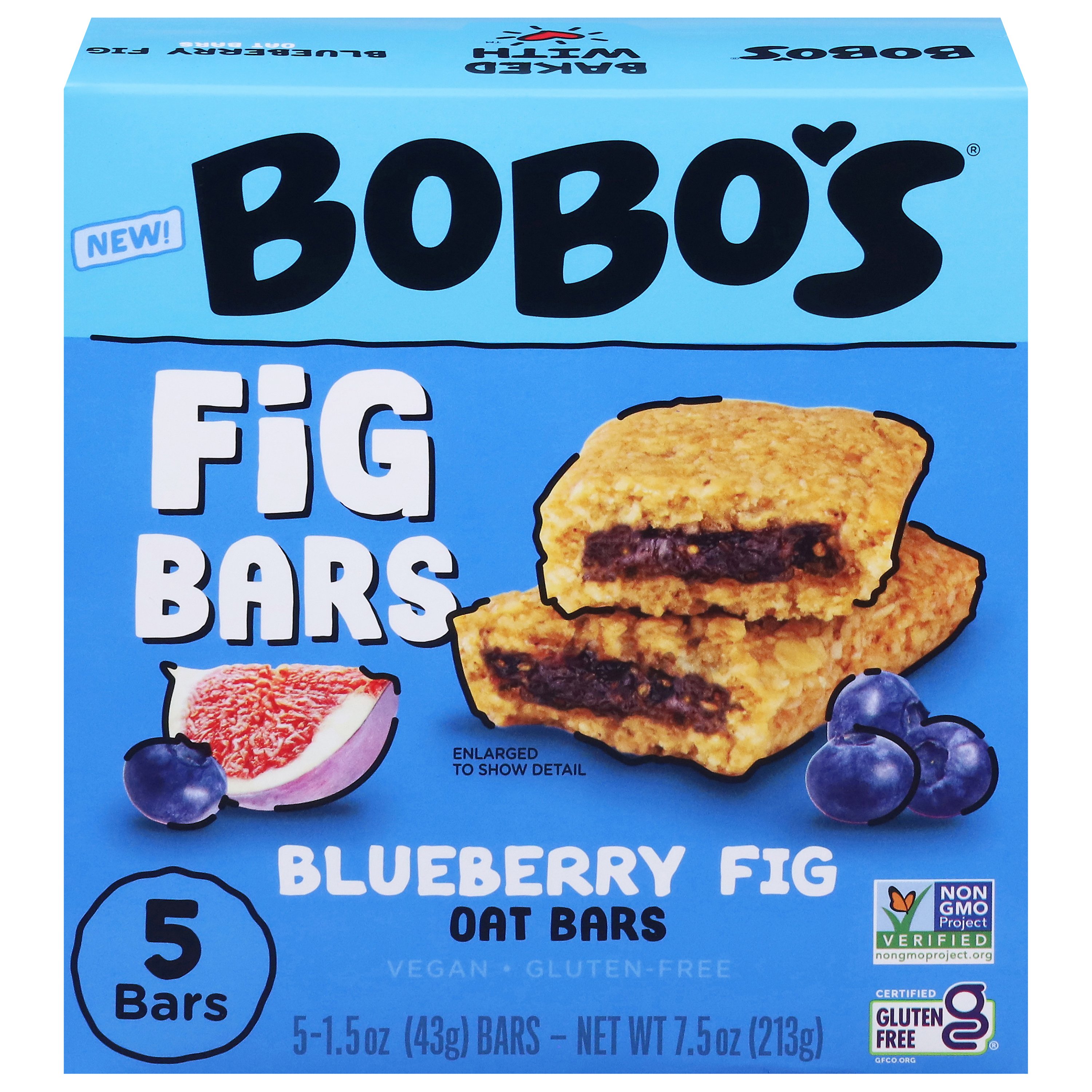 Blueberry Oat Bar by Bobo's - Tier E kids snack